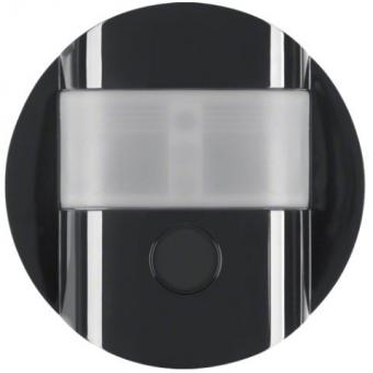 Berker R.1 - R.3 - SERIE 1930 - R.classic Funk Bewegungsmelder Aufsatz schwarz glänzend 